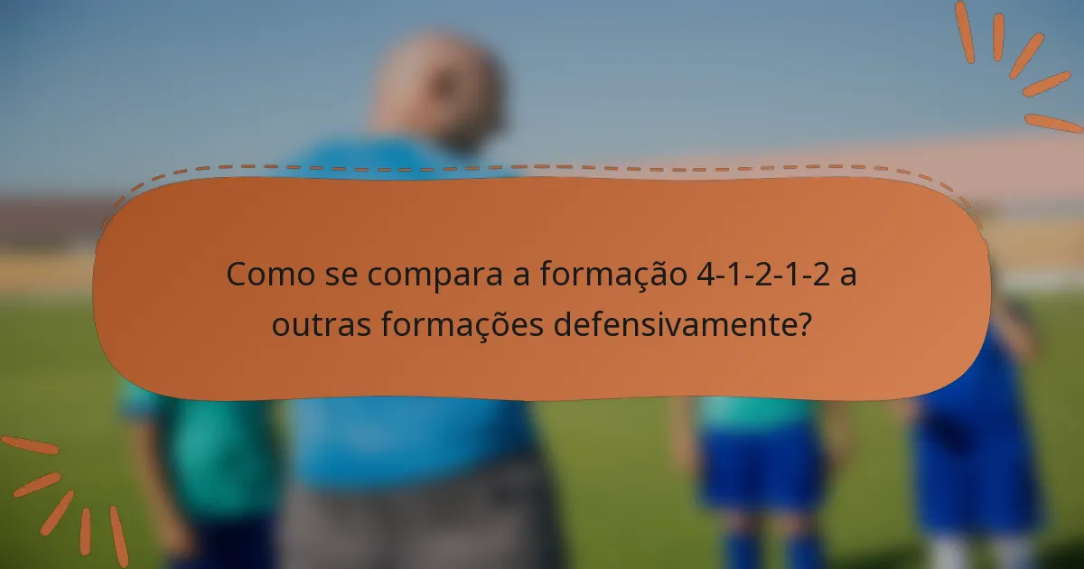 Como se compara a formação 4-1-2-1-2 a outras formações defensivamente?