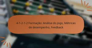 4-1-2-1-2 Formação: Análise do jogo, Métricas de desempenho, Feedback