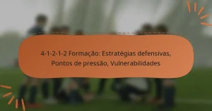 4-1-2-1-2 Formação: Estratégias defensivas, Pontos de pressão, Vulnerabilidades