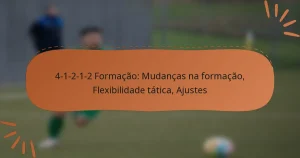 4-1-2-1-2 Formação: Mudanças na formação, Flexibilidade tática, Ajustes