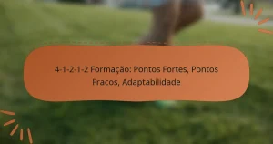 4-1-2-1-2 Formação: Pontos Fortes, Pontos Fracos, Adaptabilidade