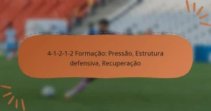 4-1-2-1-2 Formação: Pressão, Estrutura defensiva, Recuperação
