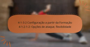 4-1-3-2 Configuração a partir da Formação 4-1-2-1-2: Opções de ataque, flexibilidade