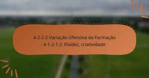 4-2-2-2 Variação Ofensiva da Formação 4-1-2-1-2: Fluidez, criatividade