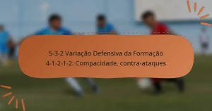 5-3-2 Variação Defensiva da Formação 4-1-2-1-2: Compacidade, contra-ataques