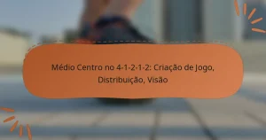 Médio Centro no 4-1-2-1-2: Criação de Jogo, Distribuição, Visão