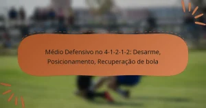 Médio Defensivo no 4-1-2-1-2: Desarme, Posicionamento, Recuperação de bola