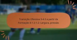 Transição Ofensiva 3-4-3 a partir da Formação 4-1-2-1-2: Largura, pressão